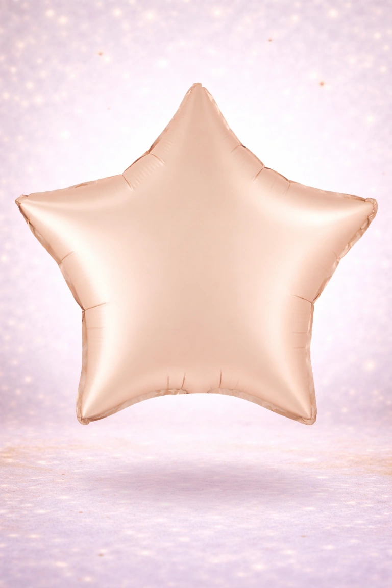 Folinis balionas "Caramel Star"