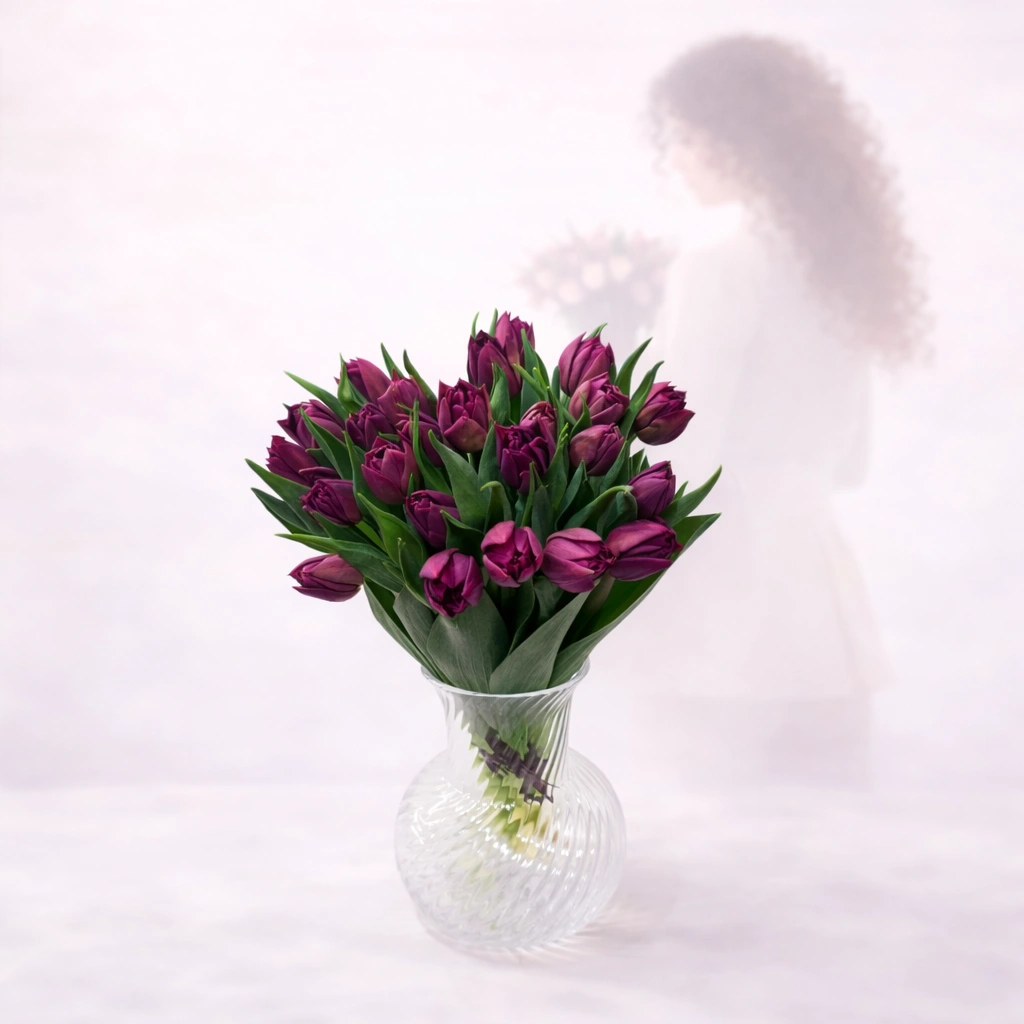Pilnavidurė tulpė "Dark Purple"