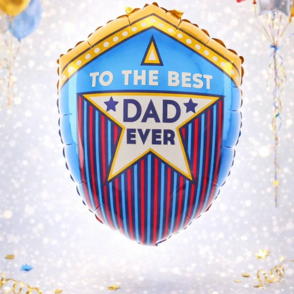 Folinis balionas "To The Best Dad Ever"