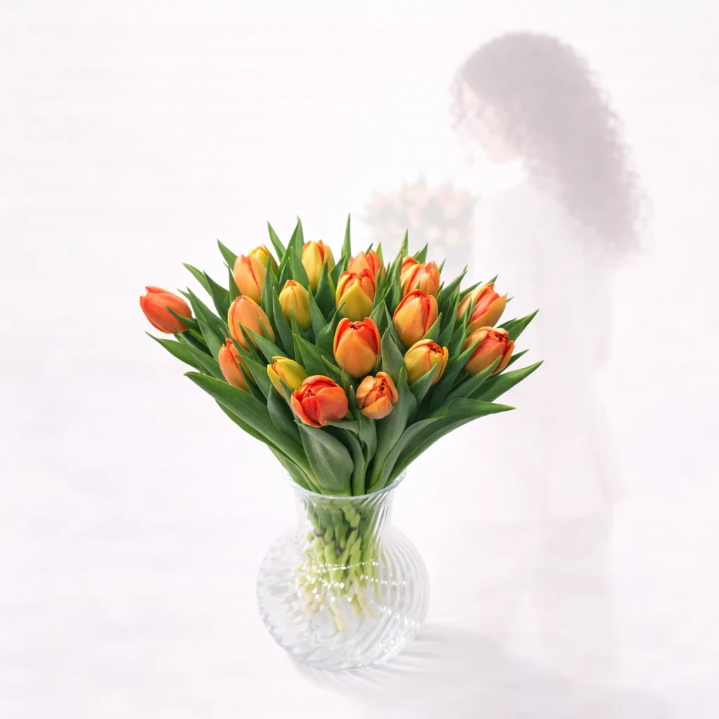 Pilnavidurė tulpė "Orange"