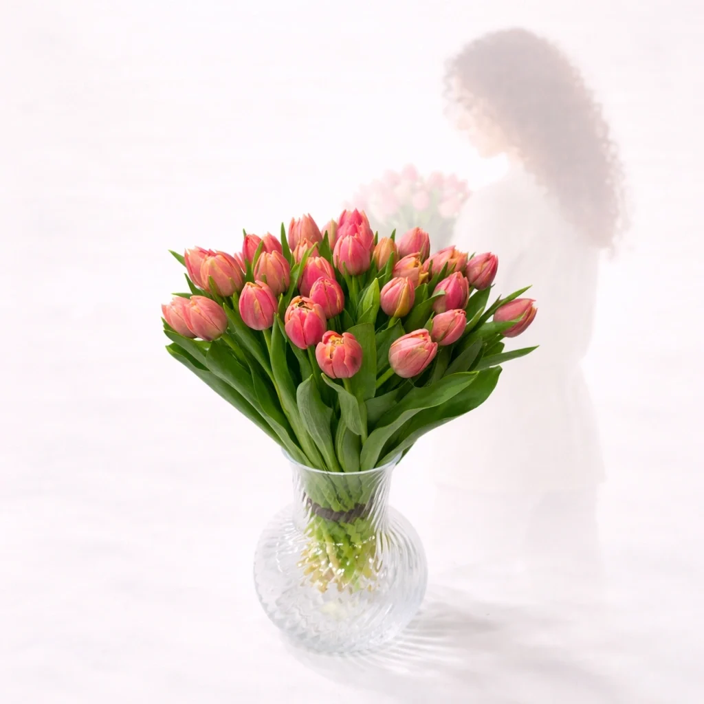Pilnavidurė tulpė "Coral"